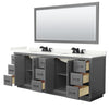Custom image for Dark Gray with Matte Black Trim / Giotto Quartz / 70