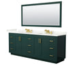 Custom image for Green with Brushed Gold Trim / Giotto Quartz / 70