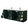 Custom image for Green with Brushed Nickel Trim / Giotto Quartz / No Mirror