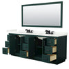 Custom image for Green with Matte Black Trim / Giotto Quartz / 70