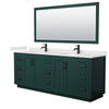 Custom image for Green with Matte Black Trim / White Quartz / 70