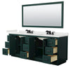 Custom image for Green with Matte Black Trim / White Quartz / 70