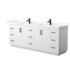 Custom image for White with Matte Black Trim / Giotto Quartz / No Mirror