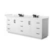 Custom image for White with Matte Black Trim / White Quartz / No Mirror