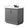 Custom image for Dark Gray with Matte Black Trim / Giotto Quartz / No Mirror