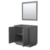 Custom image for Dark Gray with Brushed Nickel Trim / 34