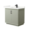 Custom image for Light Green with Matte Black Trim / Giotto Quartz / No Mirror