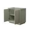 Custom image for Light Green with Brushed Nickel Trim / No Mirror
