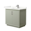 Custom image for Light Green with Brushed Nickel Trim / Giotto Quartz / No Mirror