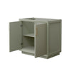Custom image for Light Green with Satin Bronze Trim / No Mirror