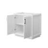 Custom image for White with Matte Black Trim / No Mirror