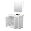 Custom image for White with Matte Black Trim / Giotto Quartz / 34