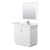 Custom image for White with Brushed Nickel Trim / White Quartz / 34