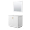 Custom image for White with Satin Bronze Trim / 34