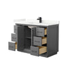 Custom image for Dark Gray with Matte Black Trim / Giotto Quartz / No Mirror