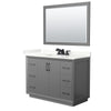 Custom image for Dark Gray with Matte Black Trim / Giotto Quartz / 46
