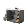 Custom image for Dark Gray with Matte Black Trim / Giotto Quartz / No Mirror