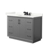 Custom image for Dark Gray with Matte Black Trim / Giotto Quartz / No Mirror