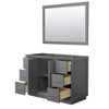 Custom image for Dark Gray with Brushed Nickel Trim / 46