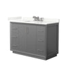 Custom image for Dark Gray with Brushed Nickel Trim / Giotto Quartz / No Mirror