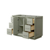 Custom image for Light Green with Brushed Nickel Trim / No Mirror