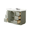 Custom image for Light Green with Brushed Nickel Trim / Giotto Quartz / No Mirror