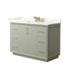 Custom image for Light Green with Satin Bronze Trim / Giotto Quartz / No Mirror