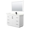 Custom image for White with Matte Black Trim / Giotto Quartz / 46