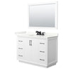 Custom image for White with Matte Black Trim / Giotto Quartz / 46