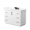 Custom image for White with Matte Black Trim / Giotto Quartz / No Mirror