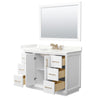 Custom image for White with Satin Bronze Trim / Giotto Quartz / 46