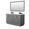 Custom image for Dark Gray with Matte Black Trim / Giotto Quartz / 58