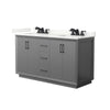 Custom image for Dark Gray with Matte Black Trim / Giotto Quartz / No Mirror