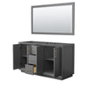 Custom image for Dark Gray with Satin Bronze Trim / 58