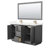 Custom image for Dark Gray with Satin Bronze Trim / Giotto Quartz / 58