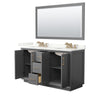 Custom image for Dark Gray with Satin Bronze Trim / Giotto Quartz / 58