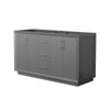 Custom image for Dark Gray with Brushed Nickel Trim / No Mirror