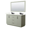 Custom image for Light Green with Matte Black Trim / Giotto Quartz / 58
