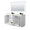 Custom image for White with Matte Black Trim / Giotto Quartz / 58