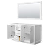 Custom image for White with Brushed Nickel Trim / 58