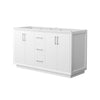 Custom image for White with Brushed Nickel Trim / No Mirror