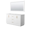 Custom image for White with Satin Bronze Trim / 58