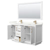 Custom image for White with Satin Bronze Trim / Giotto Quartz / 58
