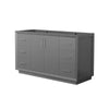 Custom image for Dark Gray with Brushed Nickel Trim / No Mirror