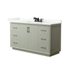 Custom image for Light Green with Matte Black Trim / Giotto Quartz / No Mirror