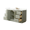 Custom image for Light Green with Satin Bronze Trim / Giotto Quartz / No Mirror