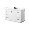 Custom image for White with Matte Black Trim / Giotto Quartz / No Mirror