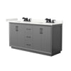Custom image for Dark Gray with Matte Black Trim / Giotto Quartz / No Mirror