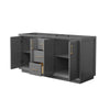 Custom image for Dark Gray with Satin Bronze Trim / No Mirror
