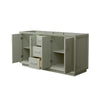 Custom image for Light Green with Brushed Nickel Trim / No Mirror